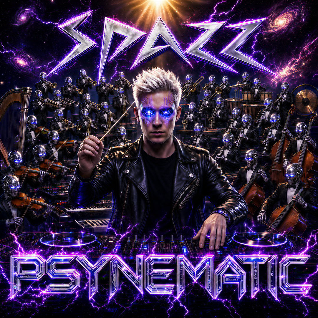 PSYNEMATIC — SPAZZ debut album cover